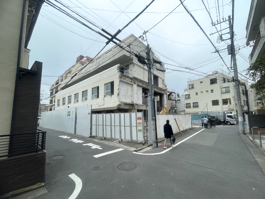 【東京23区】杉並区高円寺南２丁目で解体工事進行中