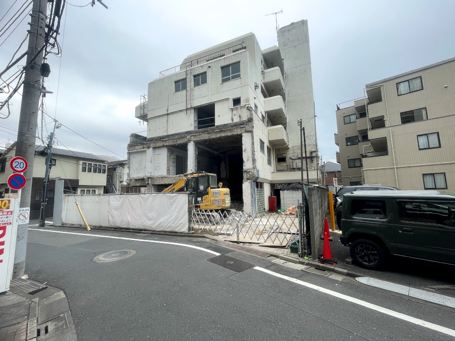【東京23区】杉並区高円寺南２丁目で解体工事進行中