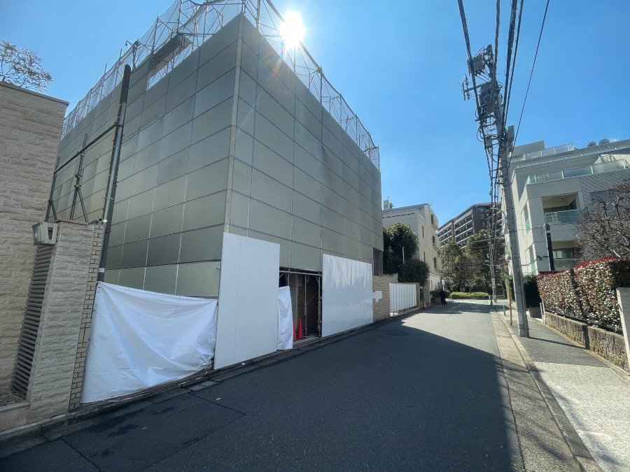 【東京23区】港区西麻布４丁目で解体工事進行中