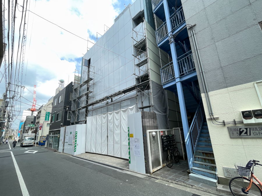 【東京23区】台東区浅草６丁目で解体工事進行中